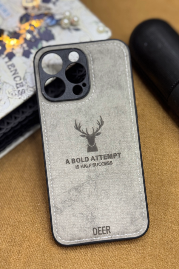 Deer Head pattern Leather Case for iPhone 15 Pro Max - Image 6