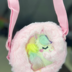 Unicorn Furry Crossbody Bag